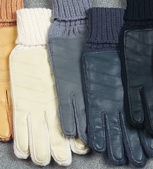 Child's Trimmed Knit Gloves