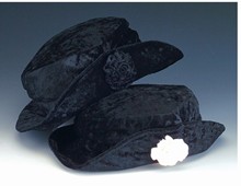 Girl's Velveteen Upbrim Hat