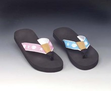 Ladies' Seashore Woven Strap Flip Flops