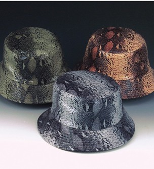 Snakeskin Downbrim Hat