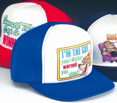 Foam Trucker's Cap with Comic Sayings