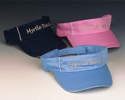 Embroidered City Name Visor