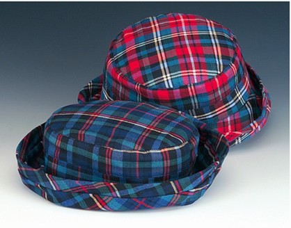 Plaid Cloth Hat