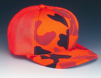 Flame Camouflage Mesh Back Cap