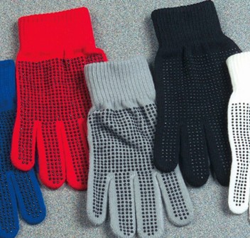 Large "Magic" Stretch Gloves with Palm Dots - Assorted Solid Colors