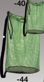 Sale - Medium Green/Black Mesh Bag