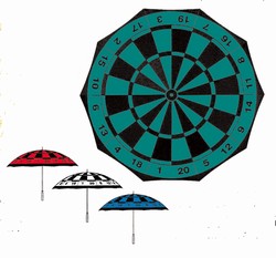 Dart Board Golf Umbrella