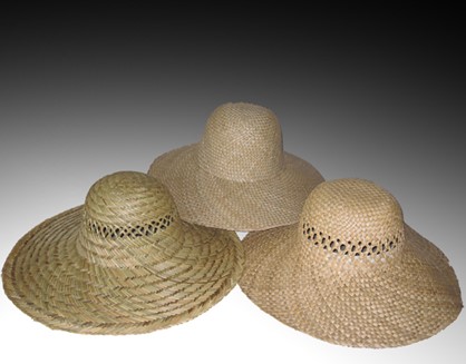 Lady's Straw Hat - Assorted Woven Patterns