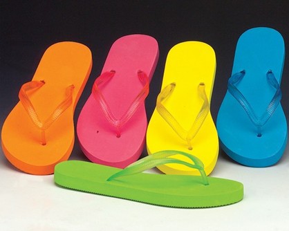 Buy Neon Flip Flops at seagullintl|48 pairs per bulk case|Cheap