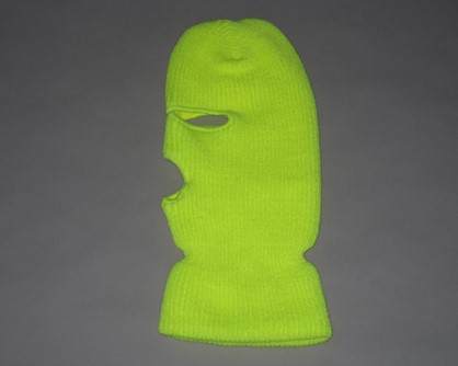 High Visibility Yellow 3 Hole Mask