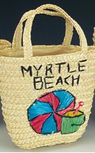 Child's VA Beach Straw Bag