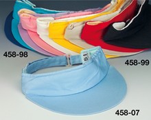 Light Blue Cotton/Terry Visor