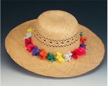 Flowers Band Straw Hat