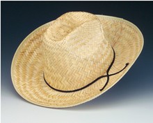 Western Hat with Shoestring Trim