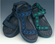 Multi-Color 3 Strap Sandals