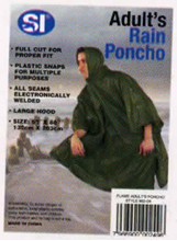 Adult's Heavyweight Rain Poncho