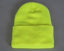 Safety Yellow Superstretch Knit Cap