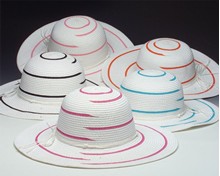 Pastel Swirl White  Hat