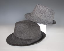 Herringbone Pinched Front Hat