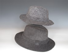 Herringbone Safari Shape Hat